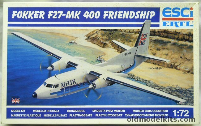 ESCI 1/72 Fokker F27-MK 400 Friendship - (F-27), 9111 plastic model kit